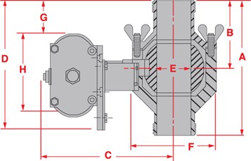 3A Sanitary Actuated Ball Valve In Line