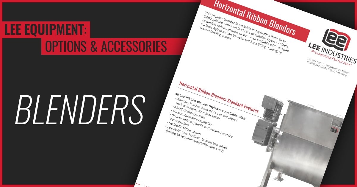 Industrial Food Blender Lee Industries